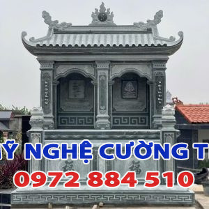 Alternative view of Mộ đôi 1 mái đá xanh rêu